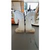 Image 1 : Onyx Horse Head Bookends Made in Mexico