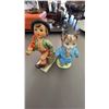 Image 1 : 2 Figurines: W. Germany Boy and Beatrix Potter's Hill Cat