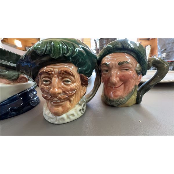 Royal Doulton Toby Mugs and “Penny” Figurine Group