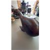 Image 2 : Solid Myrtle Wood Hand Carved Whale Sculpture