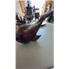 Image 3 : Solid Myrtle Wood Hand Carved Whale Sculpture