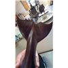 Image 7 : Solid Myrtle Wood Hand Carved Whale Sculpture