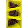 Image 3 : 5 Red Resin Laughing Buddha Figurines in Presentation Box