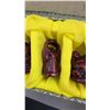 Image 4 : 5 Red Resin Laughing Buddha Figurines in Presentation Box