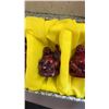 Image 5 : 5 Red Resin Laughing Buddha Figurines in Presentation Box