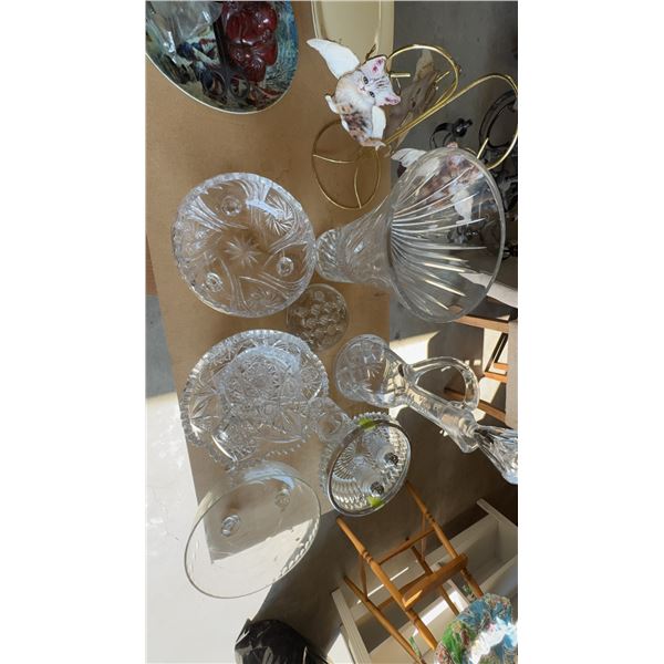 Cut Glass Tableware and Crystal Pieces