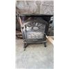 Image 2 : DecorFlame Electric Fireplace Stove Black 20 x 16 x 24 in