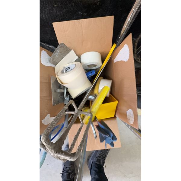 Construction and Taping Tools With Tape Rolls