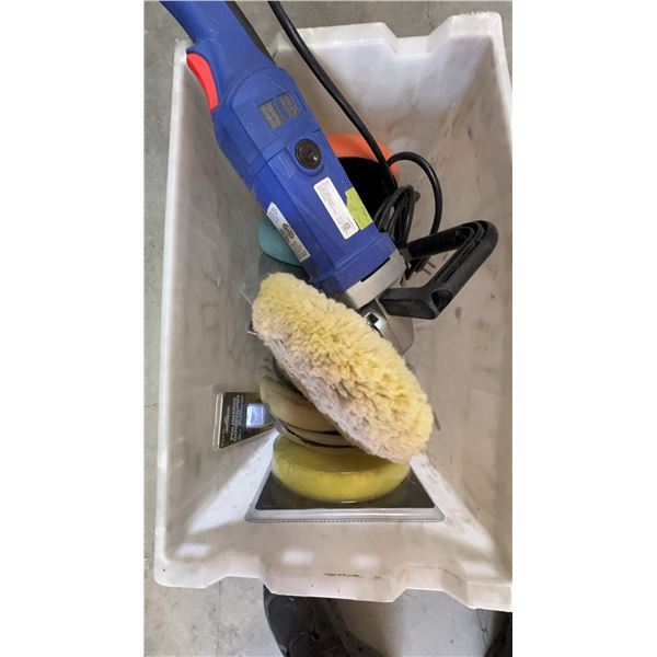 Simoniz Electric Polisher with Pads and Compound