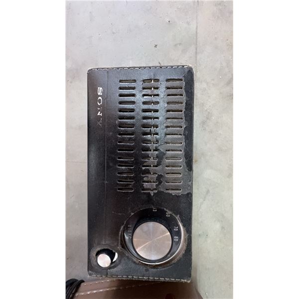 Sony Portable Transistor Radio Black