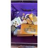 Image 2 : Wicker Sewing Box With Assorted Sewing Supplies