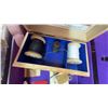 Image 4 : Wicker Sewing Box With Assorted Sewing Supplies