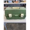 Image 3 : TACKLE BOX WITH FLY FISHING AMUNDSON FLY REEL, FLY BOX