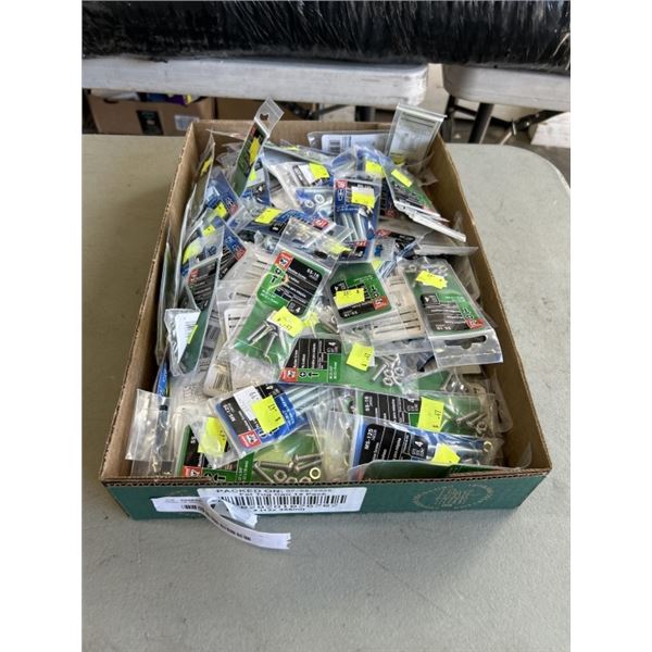 TRAY OF MACHINE SCREWS