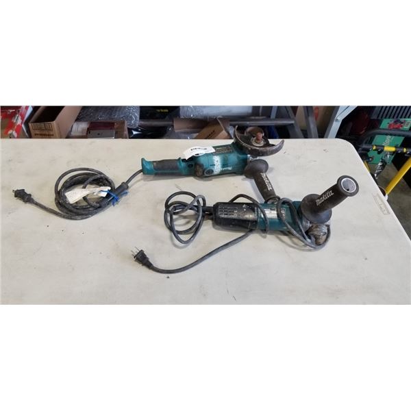 MAKITA ANGLE GRINDER MODEL GA5020Y, AND MAKITA ANGLE GRINDER MODEL 9558NB