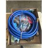 Image 2 : TRAY OF BETTER BOAT ITEMS INCLUDING BOAT COVER SUPPORT POLE, 4 PACK 1/2 IN DOCK LINES, DUNGEE DOCK L