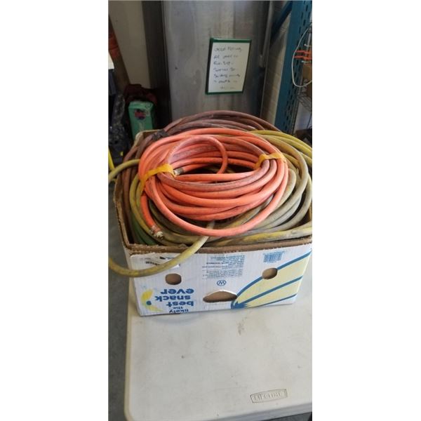 BOX OF ASSORTED HOSES