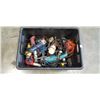 Image 1 : TOTE OF ASSORTED POWER TOOLS AND GRINDERS ETC
