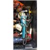 Image 5 : TOTE OF ASSORTED POWER TOOLS AND GRINDERS ETC