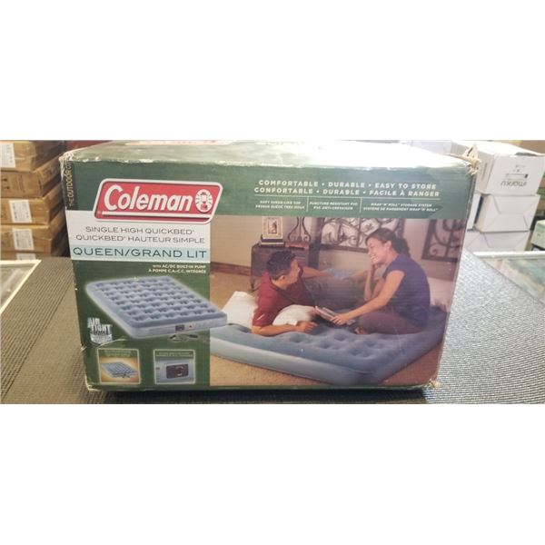 COLEMAN QUEEN SIZE SINGLE HIGH QUICK BED