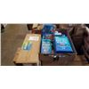Image 1 : TRAY OF BETTER BOAT ITEMS INCLUDING ADJUSTABLE BOAT SEAT PEDESTAL, BILGE PUMP HOSE KIT, BOAT TRAILER
