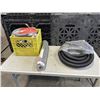 Image 1 : CRATE OF ELECTRIC JUNCTION BOXES AND NEW WHIP, NEW HOSE KIT AND WIRE MESH