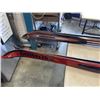 Image 2 : 2 PAIRS OF SALOMON SKIS. RED PAIR ARE 195CM. PURPLE/BLUE PAIR ARE 194CM