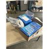 Image 3 : TRAY OF BETTER BOAT ITEMS INCLUDING 2 ADJUSTABLE BOAT SEAT PEDESTALS, BUNGEE DOCK LINES WITH CLIP
