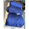 Image 1 : 30 4FT X 8FT BLUE FABRIC DRAPES / TRADESHOW / BACKDROP