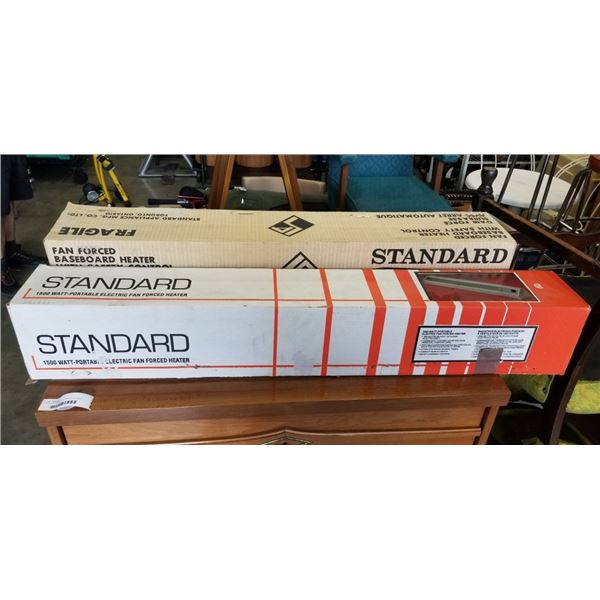 2 NEW ELECTRIC HEATERS