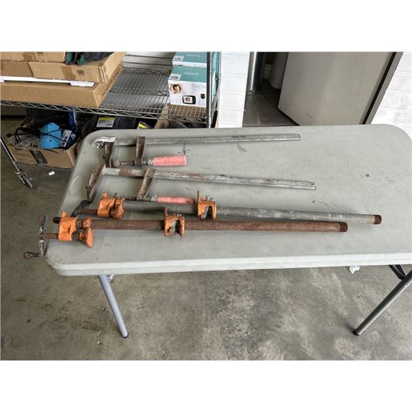 4 HEAVY DUTY BAR CLAMPS