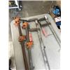 Image 3 : 4 HEAVY DUTY BAR CLAMPS