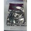 Image 1 : TOTE OF RESEALABLE PLASTIC FOIL BAGS, 12 INCH X 18 INCH