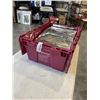Image 3 : TOTE OF RESEALABLE PLASTIC FOIL BAGS, 12 INCH X 18 INCH