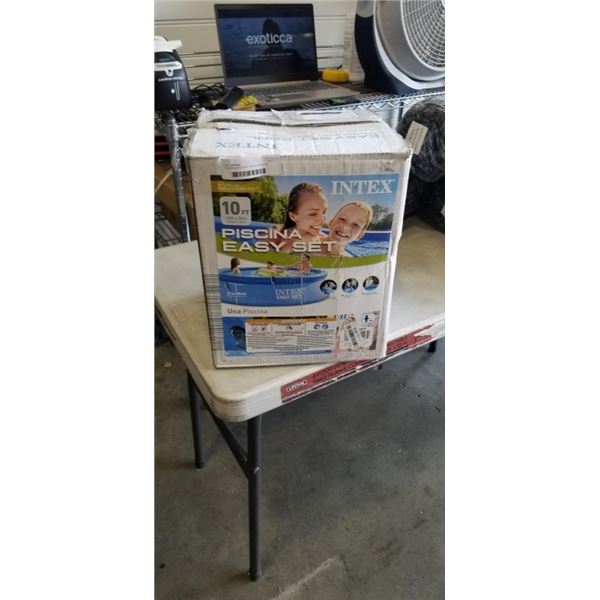 NEW INTEX EASY SET 10FT ROUND POOL