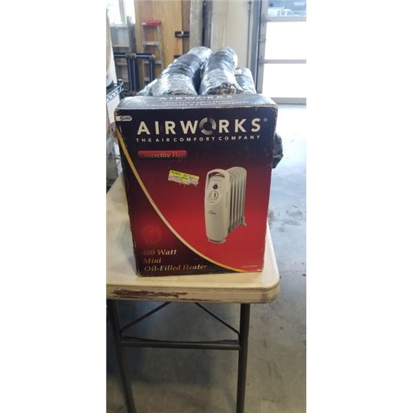 AIRWORKS 400 WATT MINI OIL-FILLED HEATER