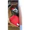 Image 2 : BOX OF CAMPING ITEMS AND YOGA MAT