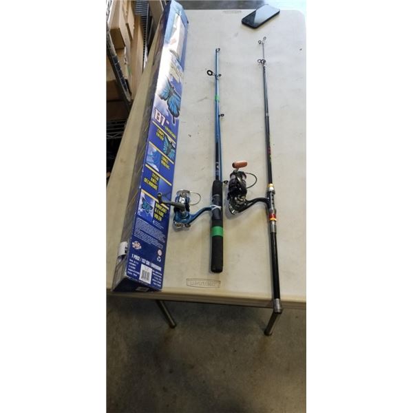2 KIDS FISHING RODS AND KITE