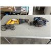 Image 1 : DEWALT RECIPROCATING SAW MODEL DW303, AND RYOBI 3-1/4 INCH HAND PLANER