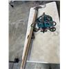 Image 1 : BUNLDE OF GARDEN TOOLS AND HOSE HOOKS