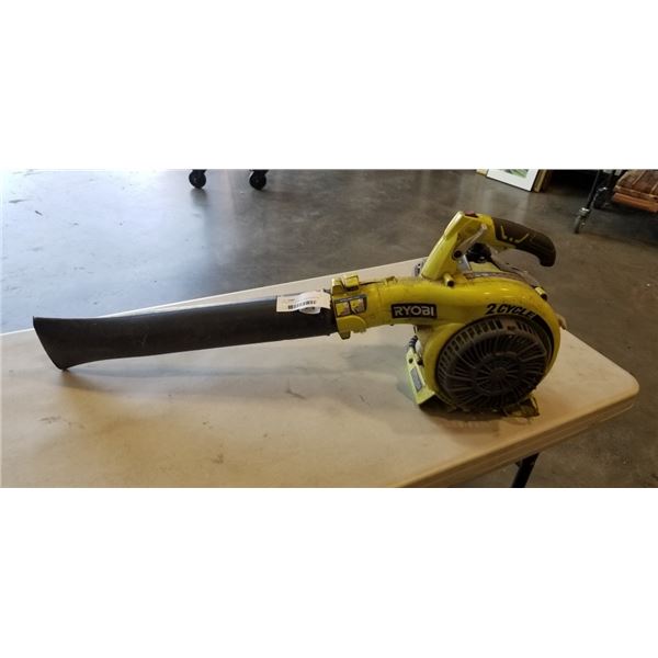 RYOBI 2 CYCLE GAS BLOWER. WORKING