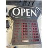 Image 2 : 2 LED OPEN SIGNS WITH 1 POWER SUPPLY
