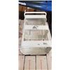 Image 1 : 3 TIER ROLLING METAL CART, MISSING WHEEL