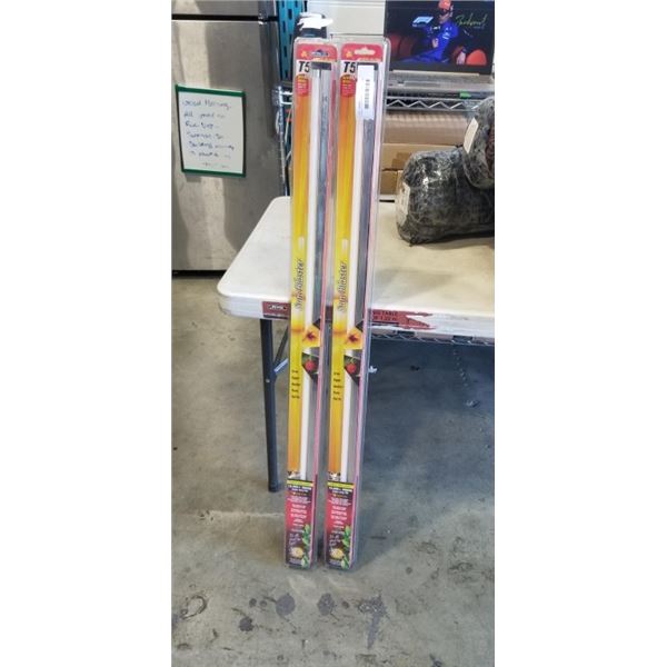 2 NEW SUNBLASTER T5 BULBS, 48 INCH