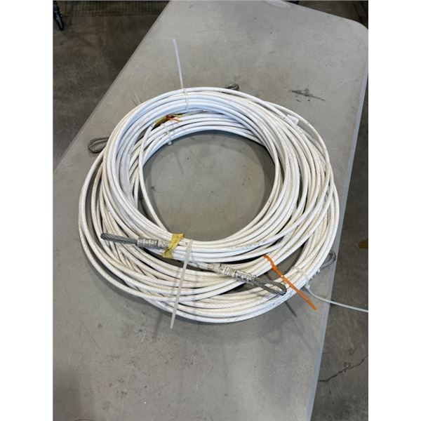 3 CABLE SLINGS APPROX 50FT EACH