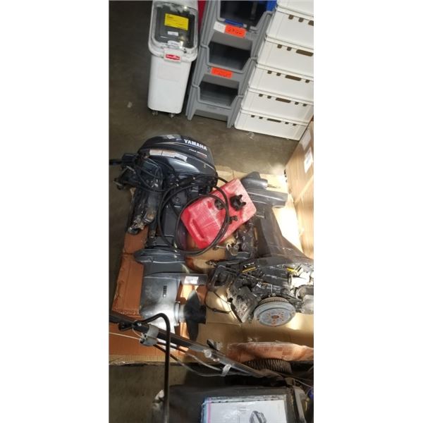 2 BOAT MOTORS, UNKNOWN CONDITION