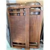 Image 2 : DOUBLE SIZE VINTAGE WOOD BEDFRAME