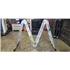 Image 1 : ALUMINUM MULTI FOLD 7FT 10 STEP LADDER