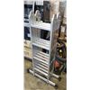 Image 2 : ALUMINUM MULTI FOLD 7FT 10 STEP LADDER