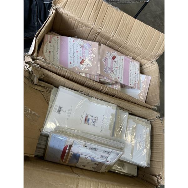 2 CASES BIRTHDAY CARDS